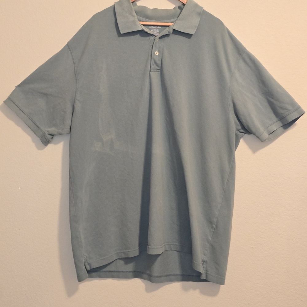 St. John's Bay Men's Polo in Soft Gray